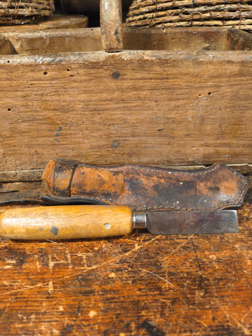 Vintage Woodworking Tool, Chisel or Knife
