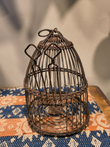 Antique Wired Bird Cage