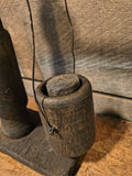 Primitive Make-Do Candle Holder