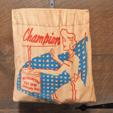 Vintage Champion Stay open cloth pin bag