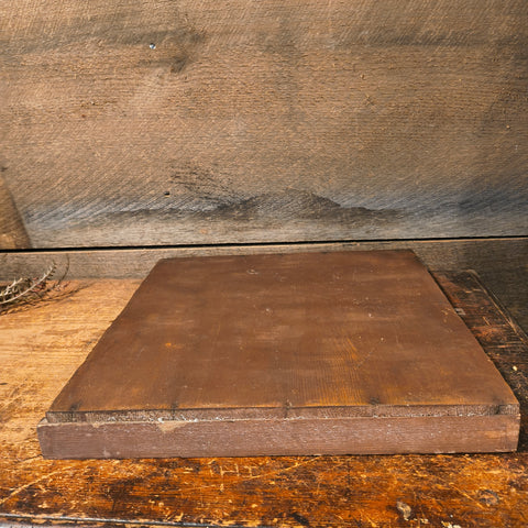 Primitive Make-Do Wooden Table Riser