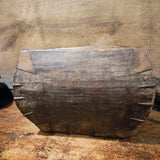 Antique Chinese Rice Grain Harvest Basket Bucket Scoop Measure