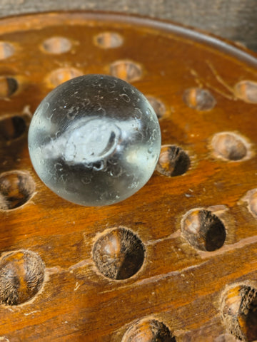 Antique Sulfide German Hen Marble