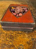 Primitive Wooden Heart Spice Holder