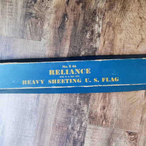 Antique American Flag 48 stars Reliance No. R 46 Made By Annin 4' X 6'