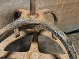 Antique wrought iron game hook