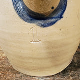 Antique W. Booker, Eastern PA, SALT GLAZE