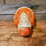 ANYIQUE PAPER MACHE PULP EGG CARTON SANTA CLAUS