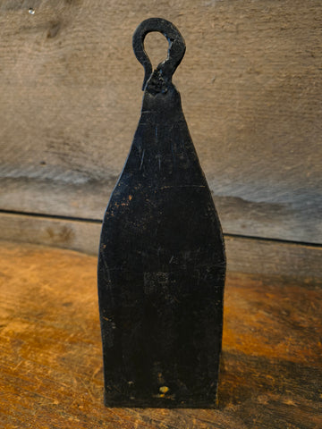 Antique Metal Candle Holder w/ Candle