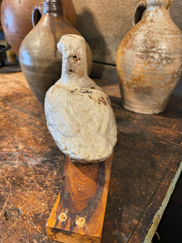 Antique Early Concrete Duck
