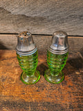 Antique Uranium Salt and Pepper Shakers.
