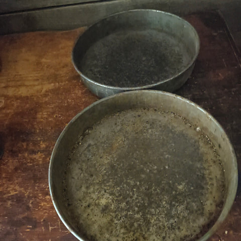 Vintage Metal Pie Dish