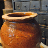 Antique American Redware Preserves Crock