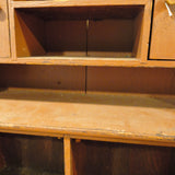 Antique Primitive Wooden Salesman Step back Cupboard
