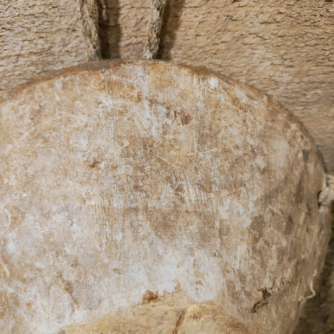 Antique Wooden Bowl Scale
