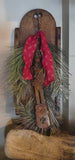 Antique Primitive Wooden Holiday Decoration 18"