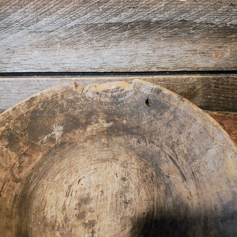 Antique Wooden Bowl