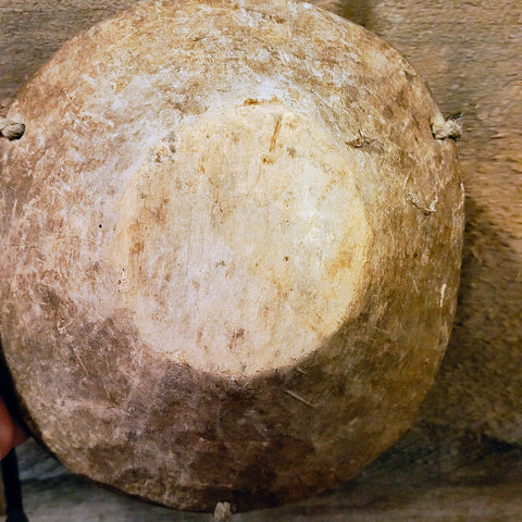 Antique Wooden Bowl Scale