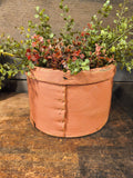 Antique Primitive Old Salmon Painted Wooden Dry Measure Pantry Box