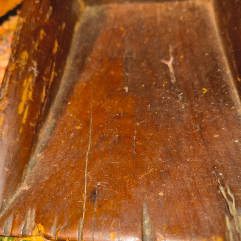 Antique Primitive Wooden Gran Scoop 11"