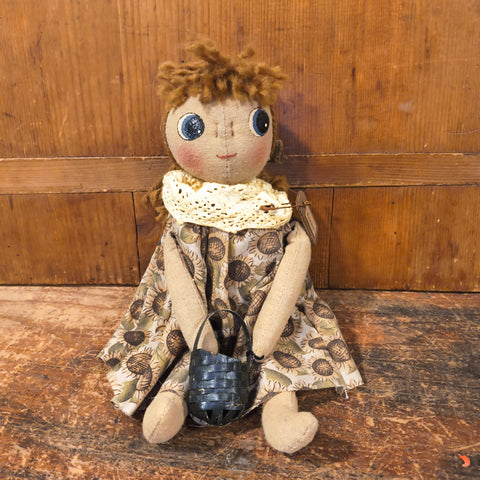 Primitive Cloth Doll 10"