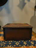 Antique 3 Drawer Wooden Chest