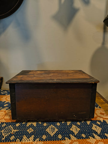 Antique 3 Drawer Wooden Chest