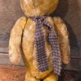 Antique Primitives Straw-Stuffed Mohair Teddy Bear