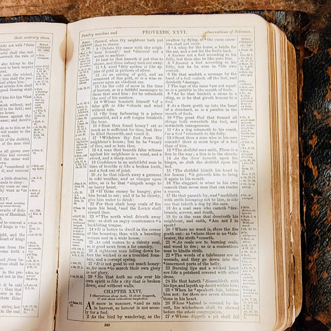 Antique Leather Bible