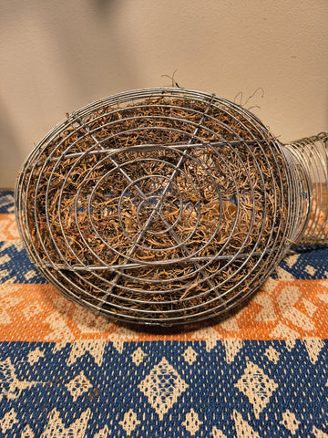 Vintage Wired Chicken Egg Basket