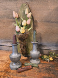 Primitive faux Tallow Candles 4"