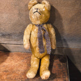 Antique Primitives Straw-Stuffed Mohair Teddy Bear