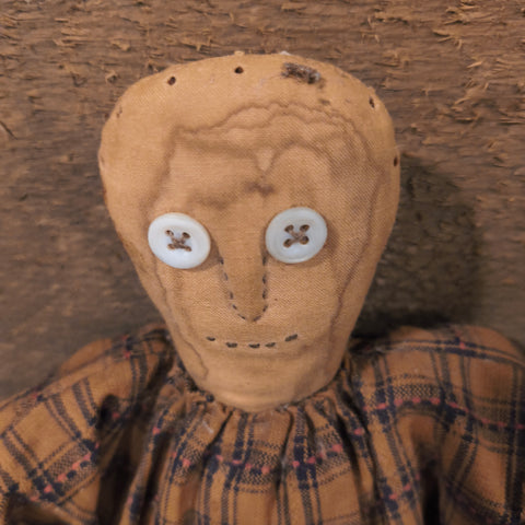 Vintage Handmade Primitive Folk Art Doll