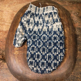 Antique primitive Mitten made with early fabric