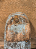 Antique Wooden Lost Sole with Original Blue Paint