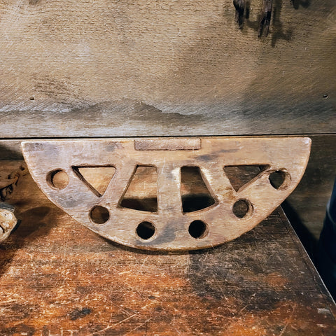 Antique Wooden Spoon Holder