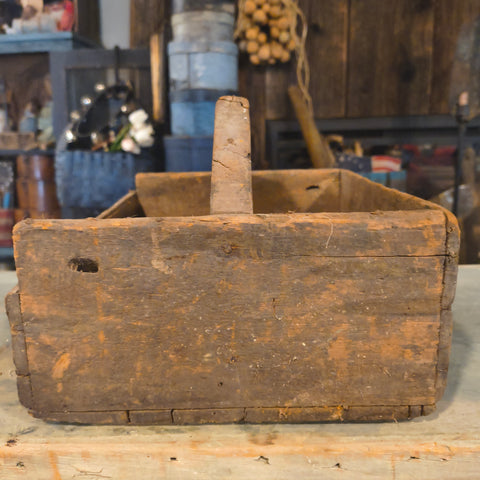 Antique Wooden Tool Caddy