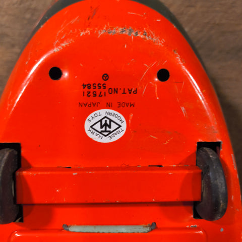 VTG Tug Boat Neptune Tin Litho Modern Toys Japan Tugboat