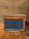Primitive Folk Art Wooden Box