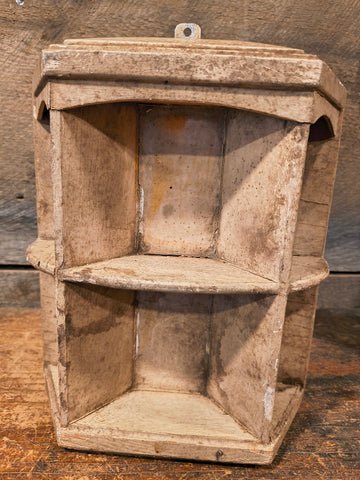 Antique Shelf Original Paint,3 Sided