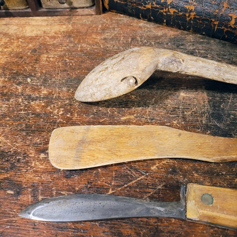 Primitive Wooden Spoon,knife & mixer