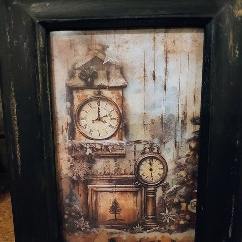 Primitive picture and picture frame