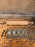 Antique Punched Greater with Wooden rolling pin