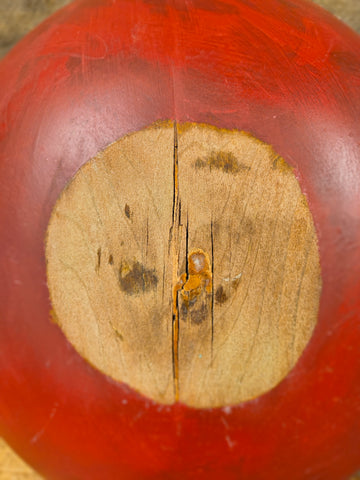 Antique out of round Wooden Bowl