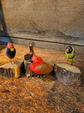 Primitive Wooden Bird Lot