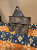 Antique Early Tin Spice Holder