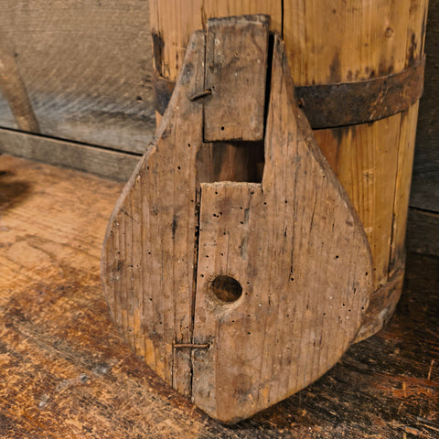 Antique Primitive Wooden Butter Churn