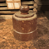 Primitive Wooden Butter Mold of a Leaf