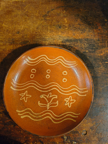 19th Century Redware Plate