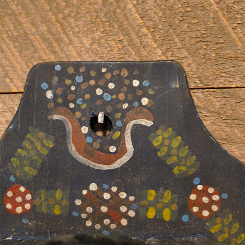 Antique Primitive Wooden Wall Pocket 11.5"